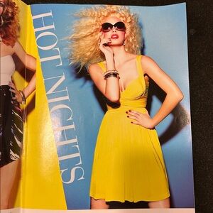 Bebe Vibrant Yellow Dress